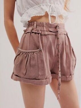 NWT‎ Free People Slow Motion Pull-On Shorts XS